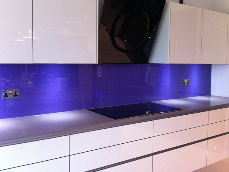 Glass Kitchen Backsplash