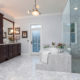 marble bathroom bathroom traditional with marble floor-marble bathroom frameless shower door